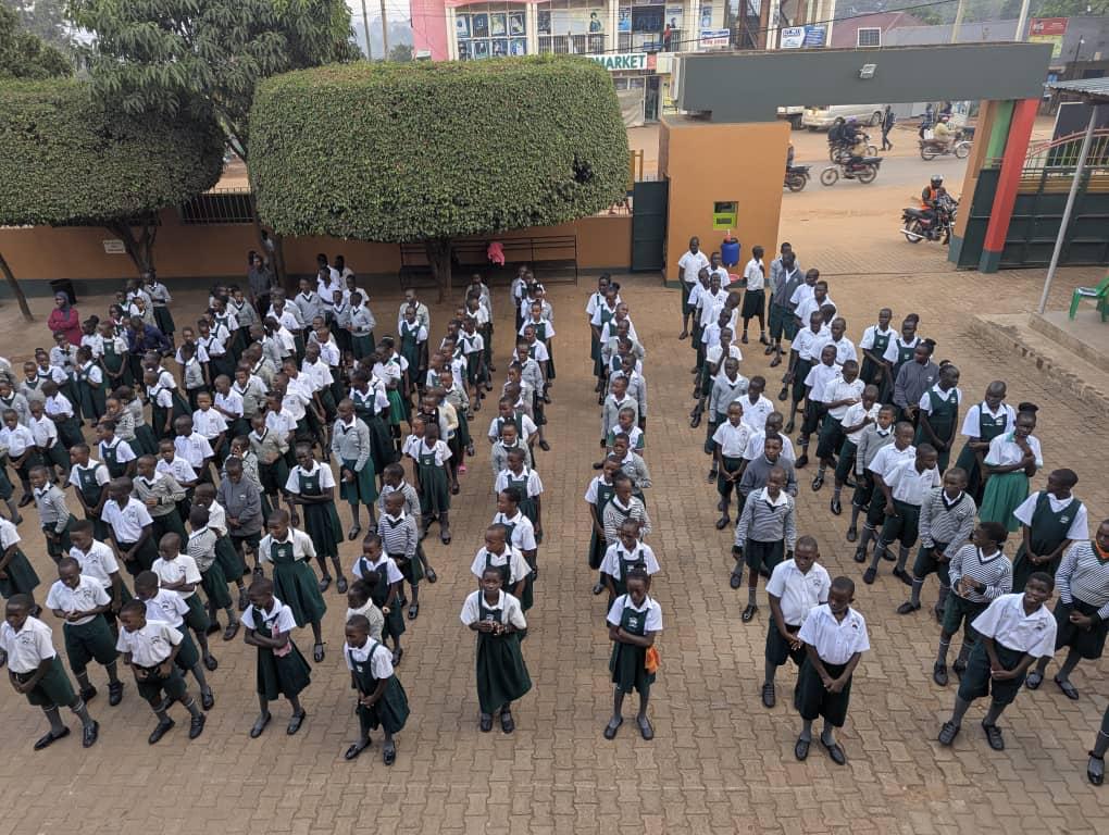 Students assembly and communication
